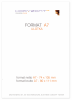 ulotka A7, druk pełnokolorowy obustronny 4+4, na papierze offset/preprint 170 g,  1000 sztuk 